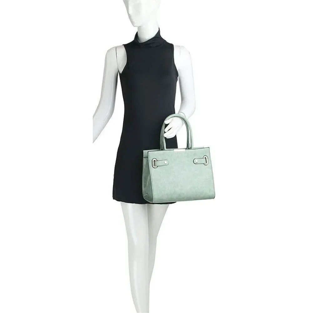 Women Fashion Handbags Wallet Tote Bag  Top Handle Satchel Purse Set 2pcs